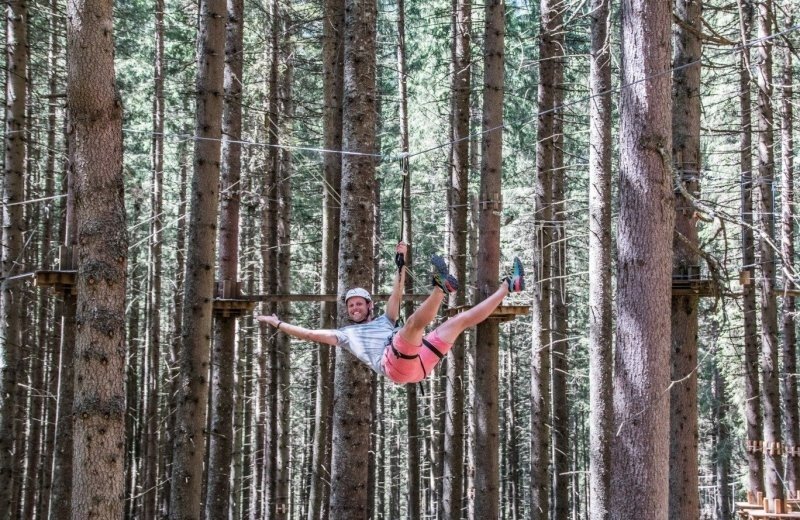 Hochseilgarten met Flying Fox in Gerlos